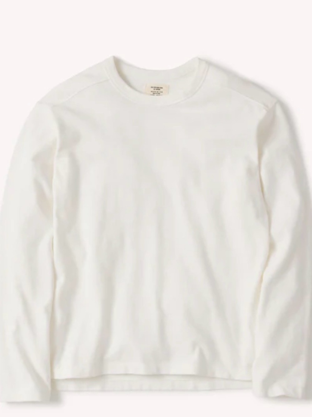 Buck Mason Off-White Crewneck Sweater